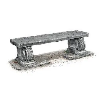 Fine Finishing Stone Garden Bench