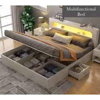 Fine Finishing Storage Bed