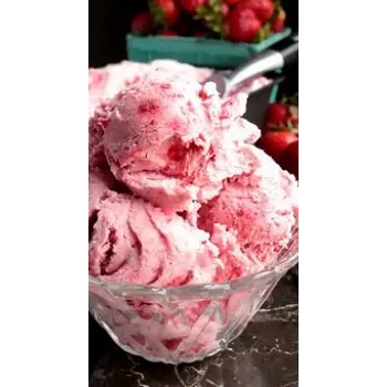 Natural Strawberry Ice Cream