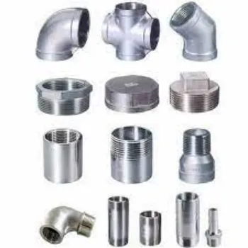 Stream Pipe Fittings Silver  Color