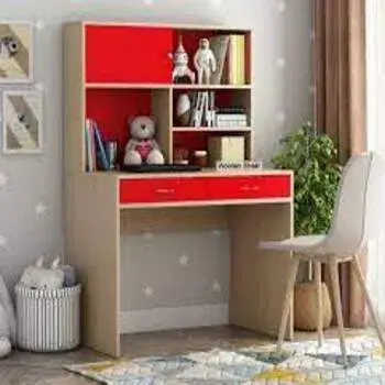Modern Red Study Table