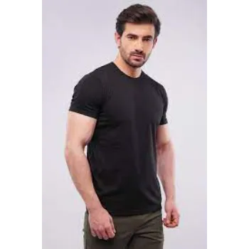 Round Neck Black T-Shirts For Men