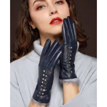 Navy Blue Stylish Gloves