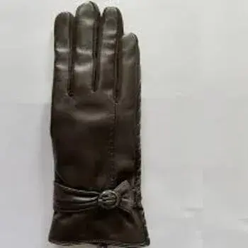 Stylish Designed Leather Gloves