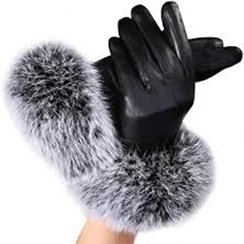 Stylish Black Gloves 