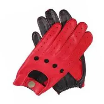 New Stylish Red & Black Gloves