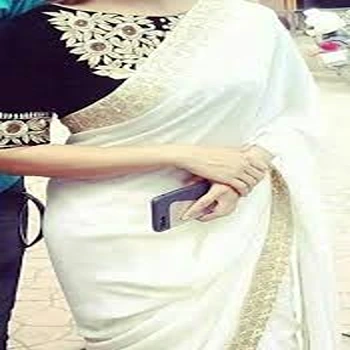 Classy White Stylish Sarees