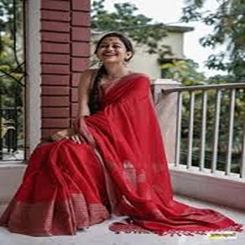 Ravishing Red Stylish Sarees