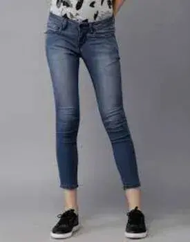 Versatile Style Jeans For Girls 