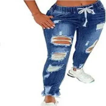 New Fashionable Ribbed Jeans
