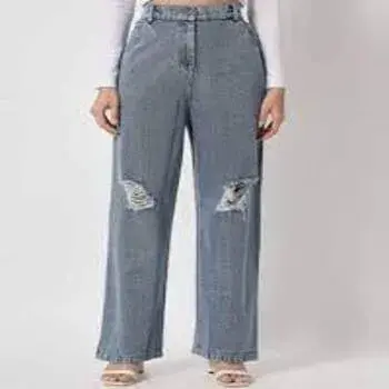 New Ribbed Denim Jeans