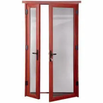 Wooden and Glass Swing Door