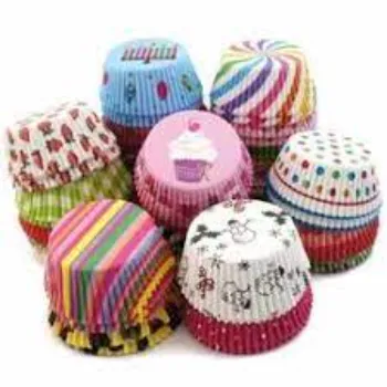 Multi Designed Printed Paper Cup For Sweets 