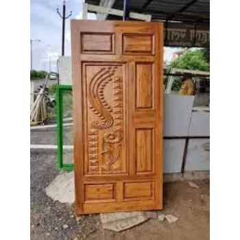 Sunny Teak Wood Door