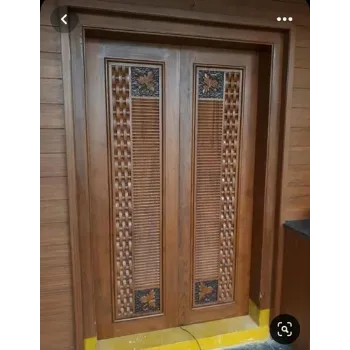 Polished Teak Wood Door