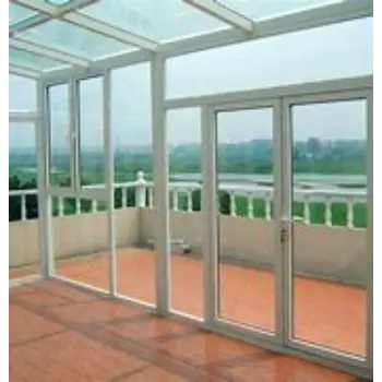 Polished Tempered Glass Door