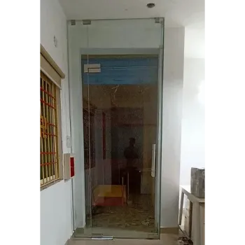 Polished Tempered Glass Door