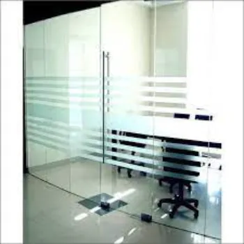 Stylish Tempered Glass Door