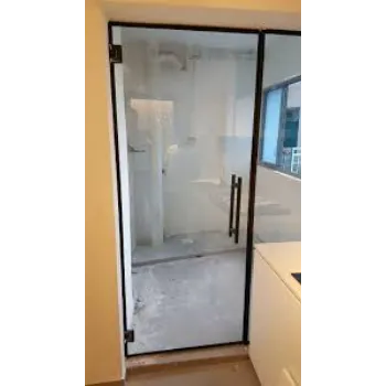 Polished Tempered Glass Door