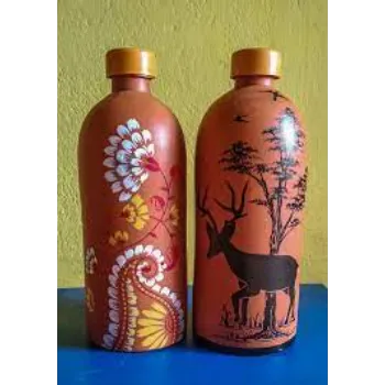   Plain Printed Terracotta Bottle