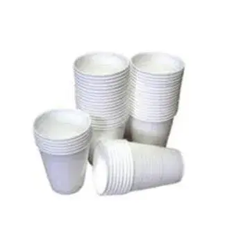 Rachana Kraft Round Plain Thermocol Glasses