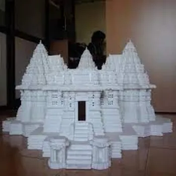 Temple shape Thermocol Model