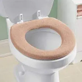 Brown Toilet Seat Cover