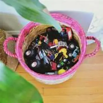Antique Toys Basket