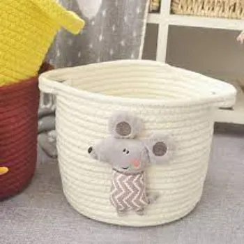 Toys Basket White Color