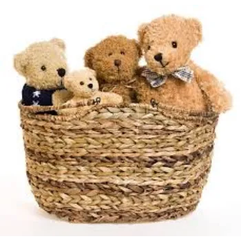Toys Basket Brown  Color