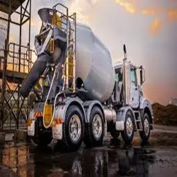  White Transit Mixer