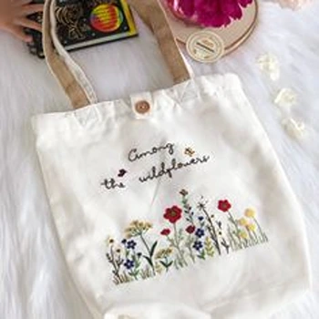 Slick White Embroidered Designer Bag For Ladies