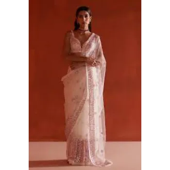 Designed Trendy Embroidery Sarees
