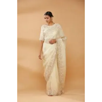 Easy Washable Trendy Embroidery Sarees