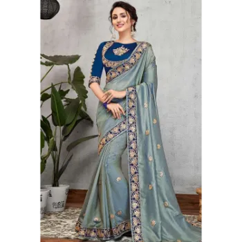 Trendy Embroidery Sarees