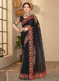 New Style Trendy Embroidery Sarees
