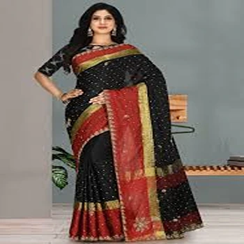Exclusive Trendy Embroidery Saree