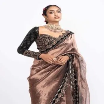Lightweight Trendy Embroidery Sarees