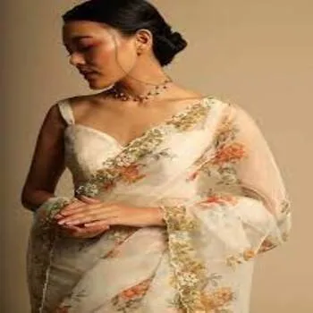 Trendy Niceish Embroidery Sarees