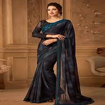 Modern Trendy Embroidery Saree