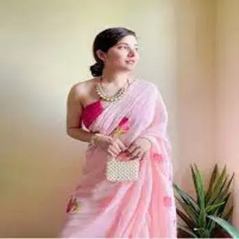 Trendy Light Pink Sarees