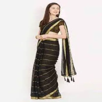 Latest Style Black Ladies Sarees