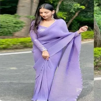 Trendy Fancy Look Ladies Sarees