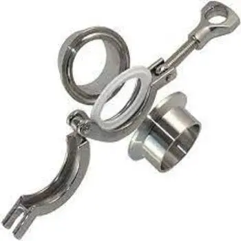 Silver Tri Clover Fittings