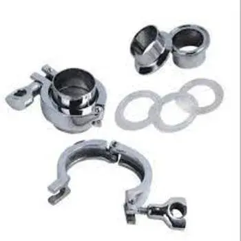 Chrome Polished Tri Clover Fittings