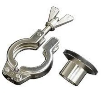 Tri Clover Fittings Silver  Color 
