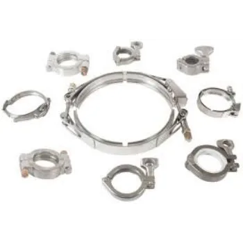 Tri Clover Fittings  Silver Color 