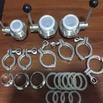 Stainless Steel Ss Tc Clamp  Tri Clover Fitting