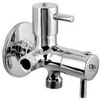 Two Way Angle Cock Silver  Color 