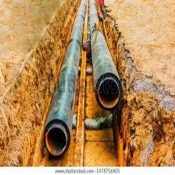 200 mm Welded Underground HDPE Pipes